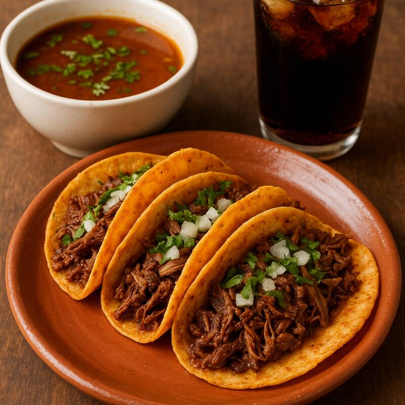 Promo (3 Tacos Consome y Soda)