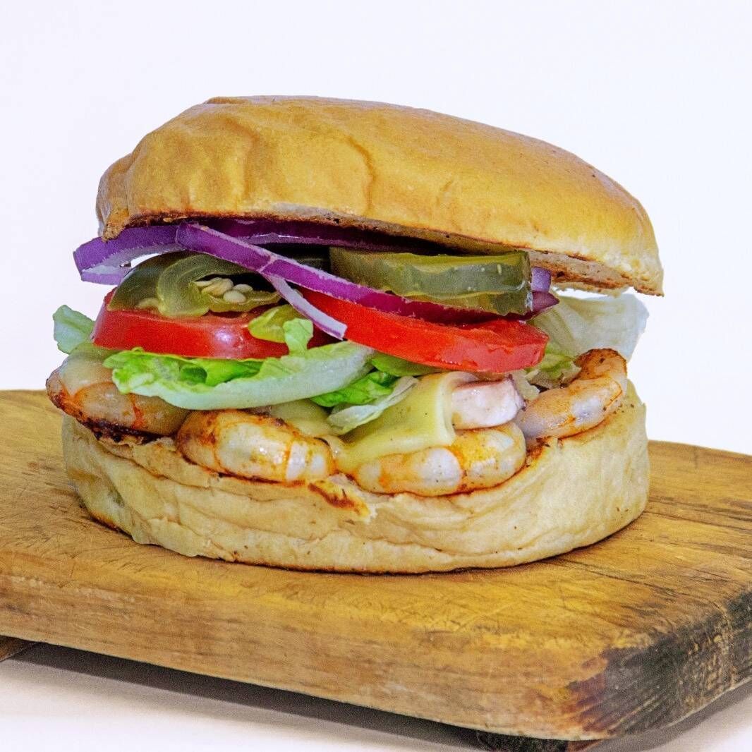 Hamburguesa de Camaron