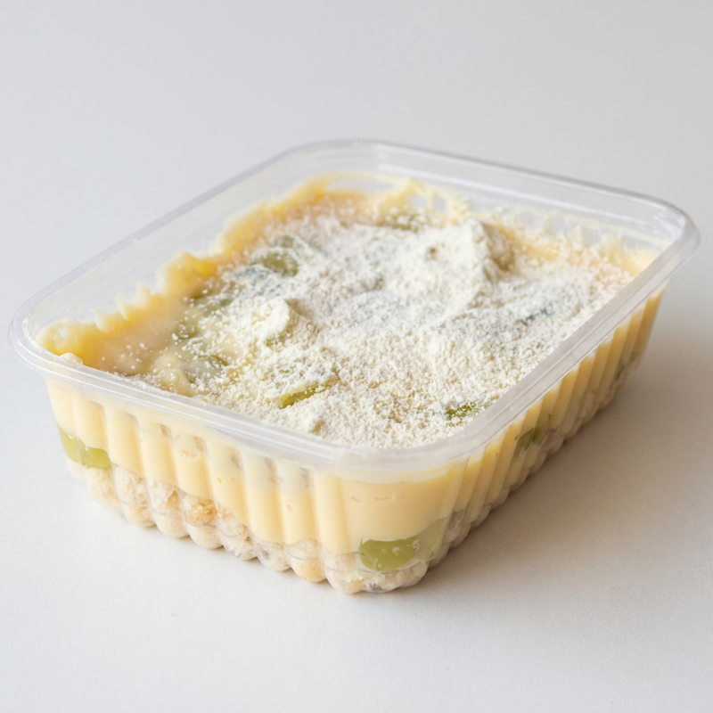 Bolo Branco, Uvas e Creme de Ninho
