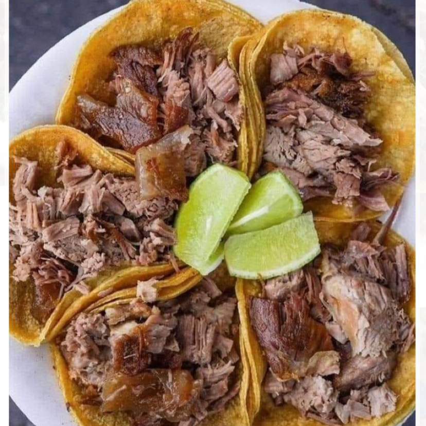 5 Unidades de Suadero con Tortilla de Maiz