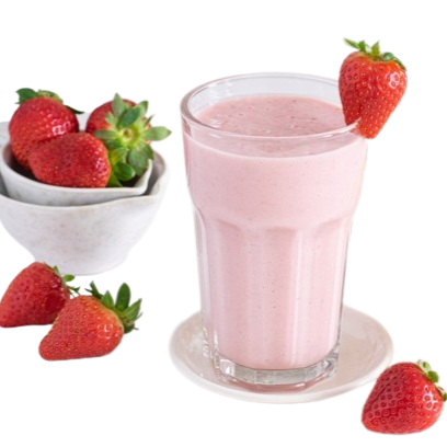 Jugo de Fresa + Leche
