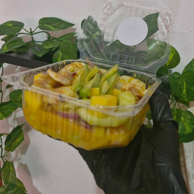 Charola 500 Gramos de Aguachile Sabor Mango