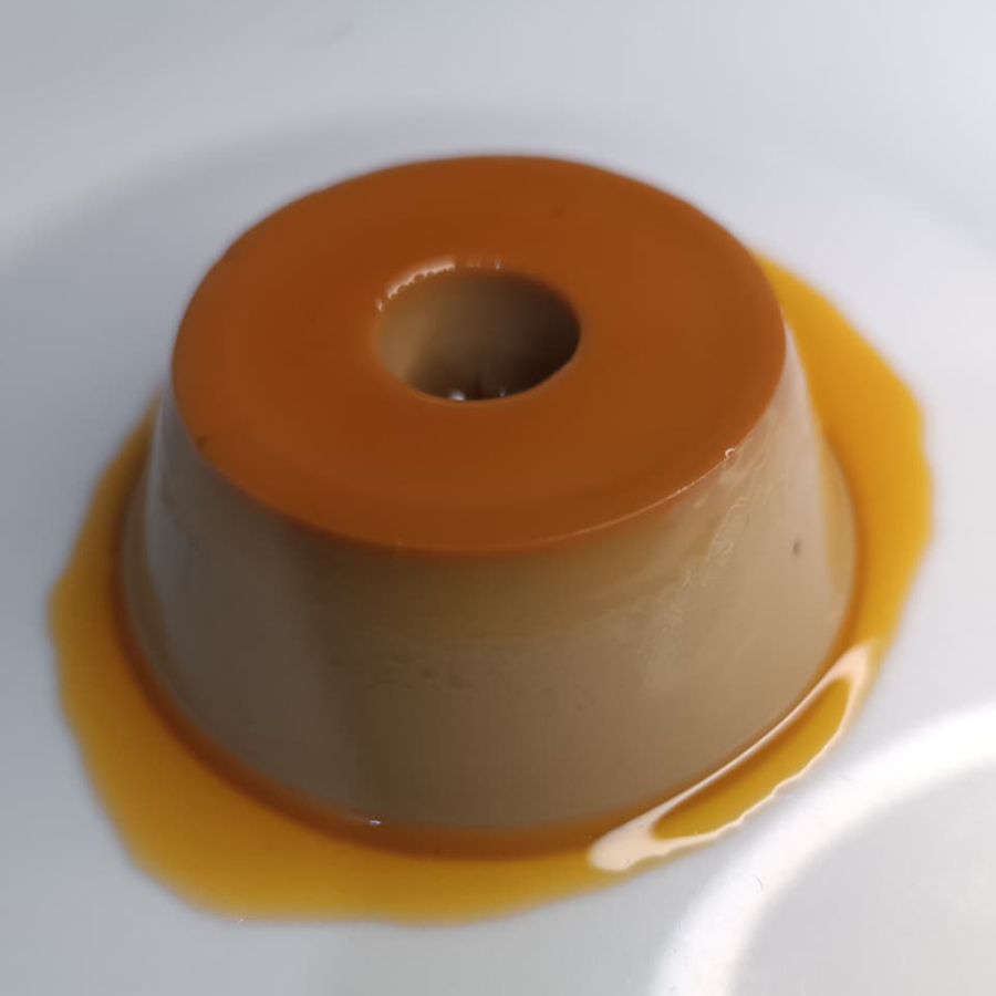 Pudim Único de café, com tamanho individual de 120 gramas, perfeito para quem ama o sabor intenso do café em uma sobremesa cremosa, doce e deliciosa.