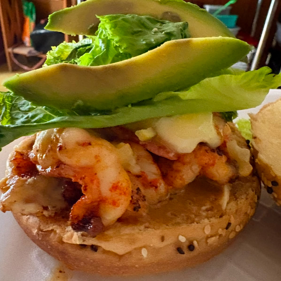 Hamburguesa de Camarón