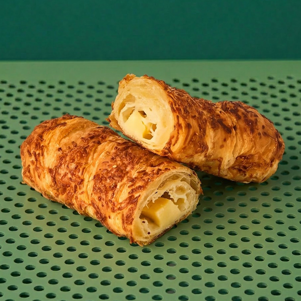 Palito de queso con masa madre