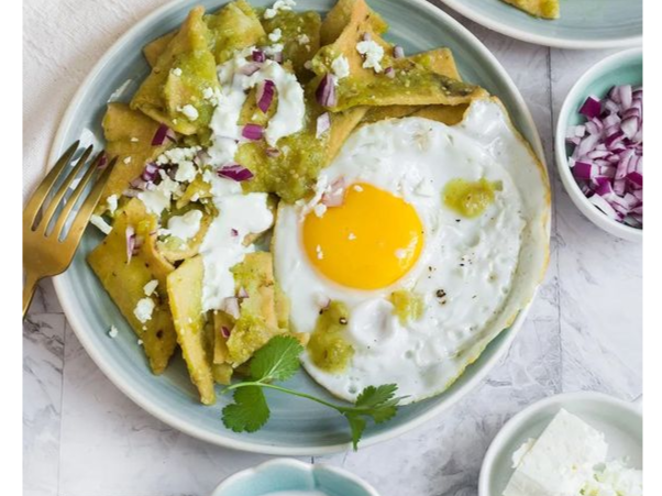 Chilaquiles en Salsa Verdes