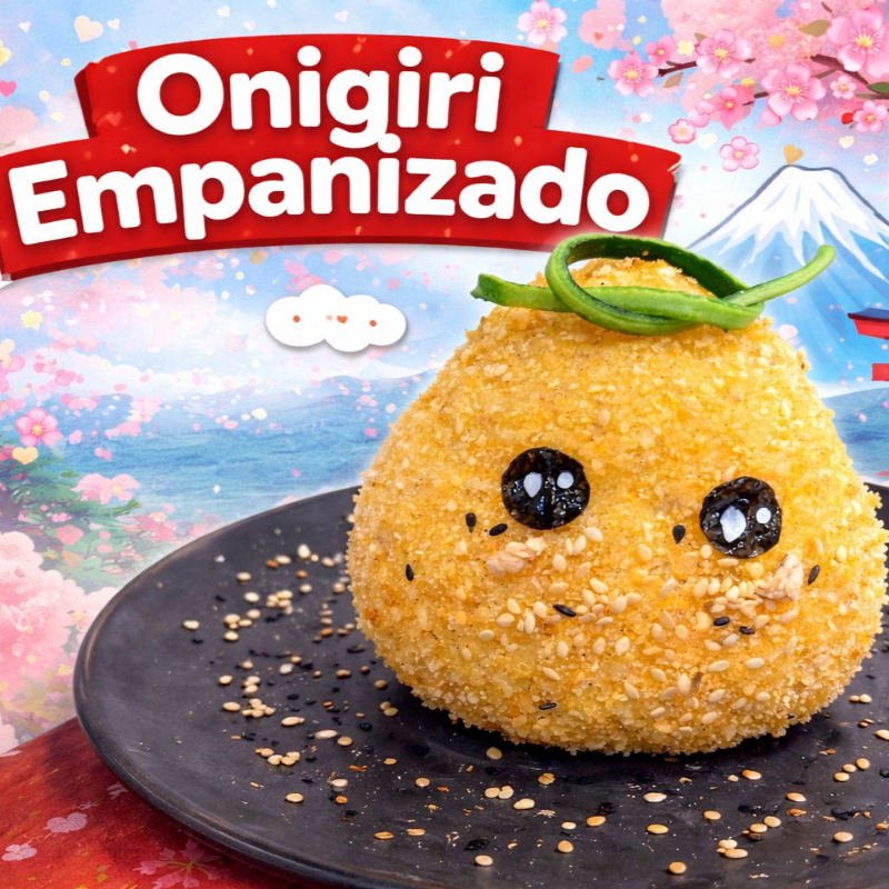 Onigiri empanizado