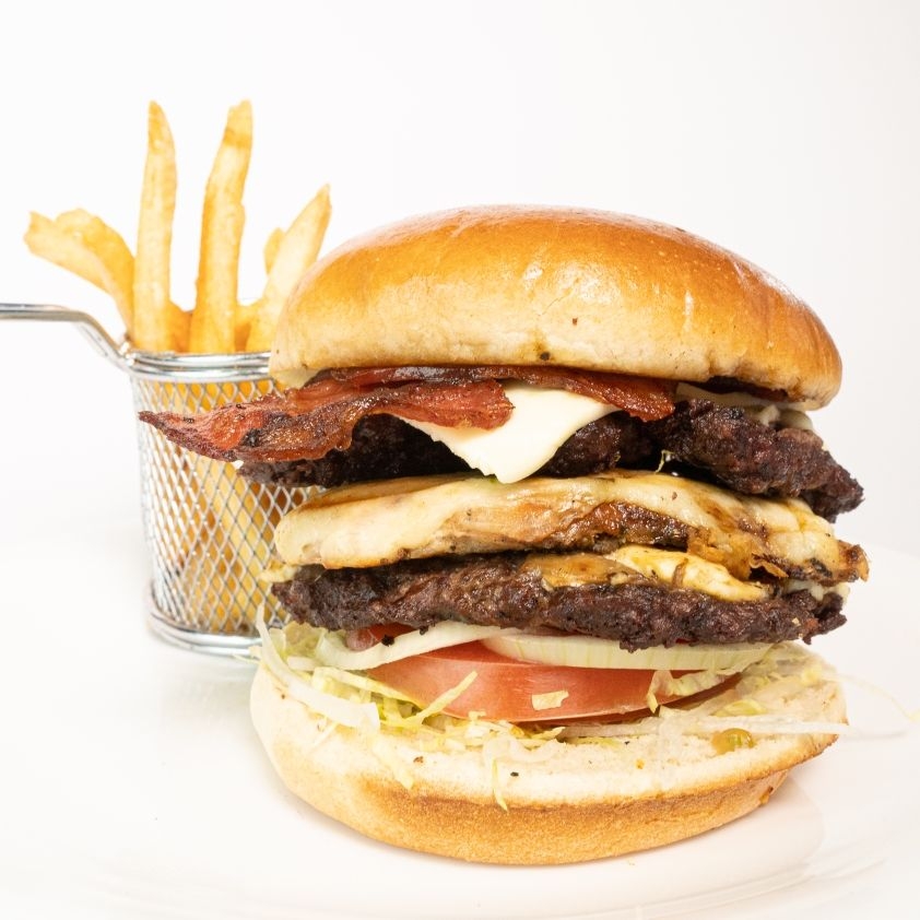 Hamburguesa Mixta Tocineta