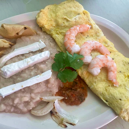 OMELETTE DE CAMARON