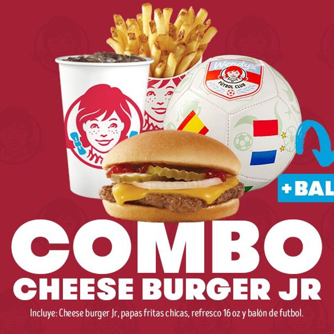 CHEESEBURGER JR + BALON