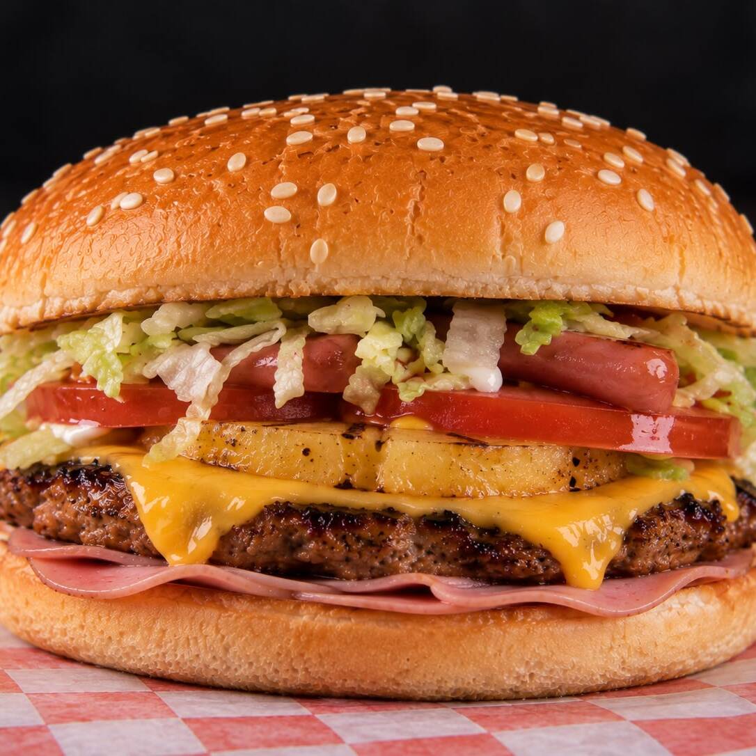 Hamburguesa Hawaiana