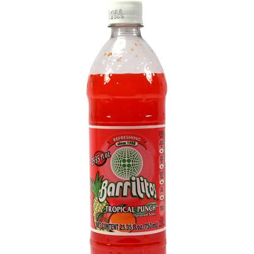 Barrilito de Sabor Ponche de Frutas.