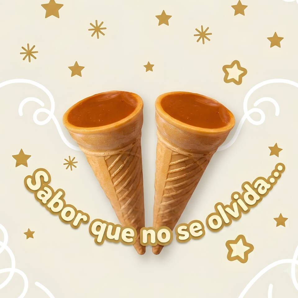 Cono de Cajeta