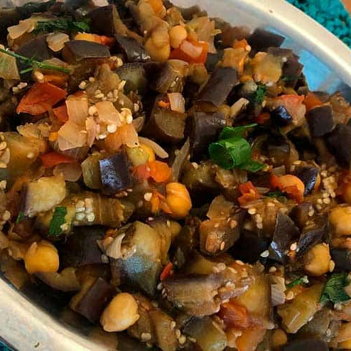 DELICIOSA CAPONATA DE BERINJELA (NÃO USAMOS PIMENTÃO VERDE)