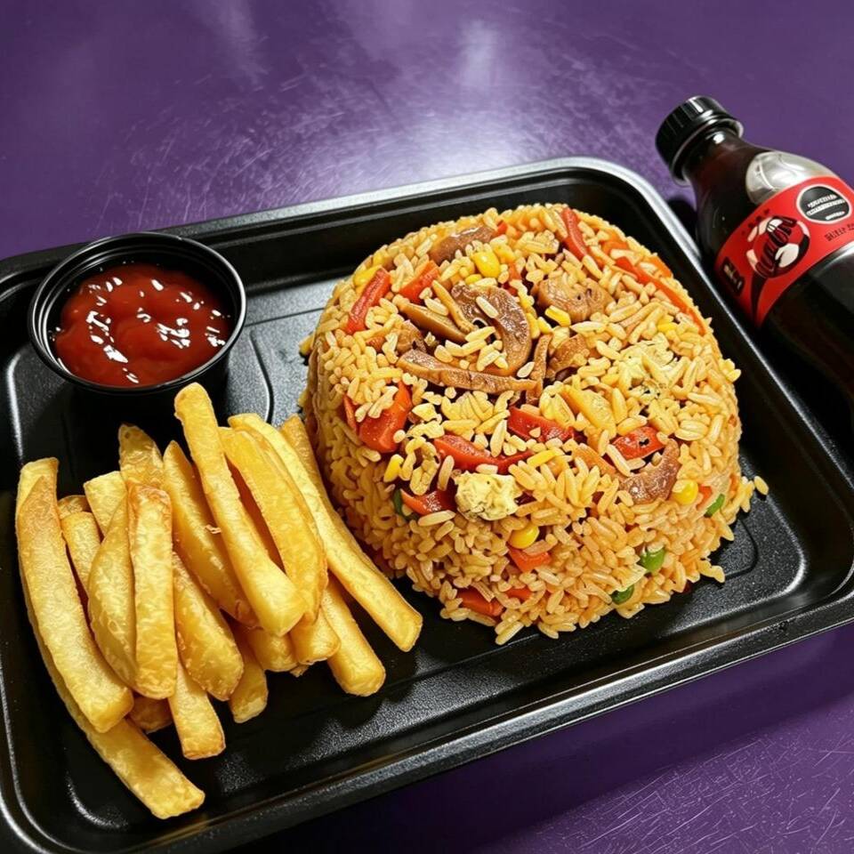 Arroz Mixto + Gaseosa 250 Ml