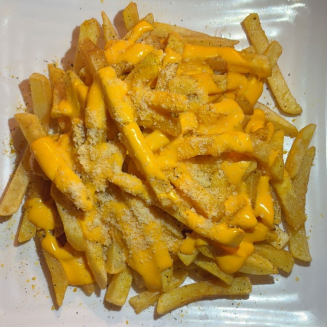 Papas con Queso y Tocino