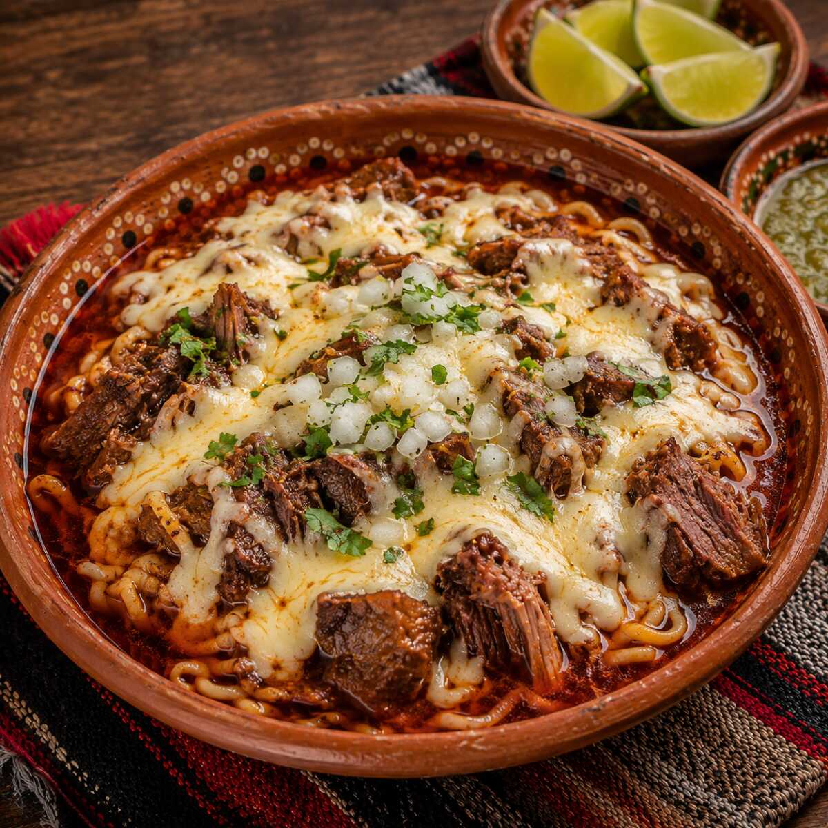 BIRRIAMEN CON QUESO MANCHEGO