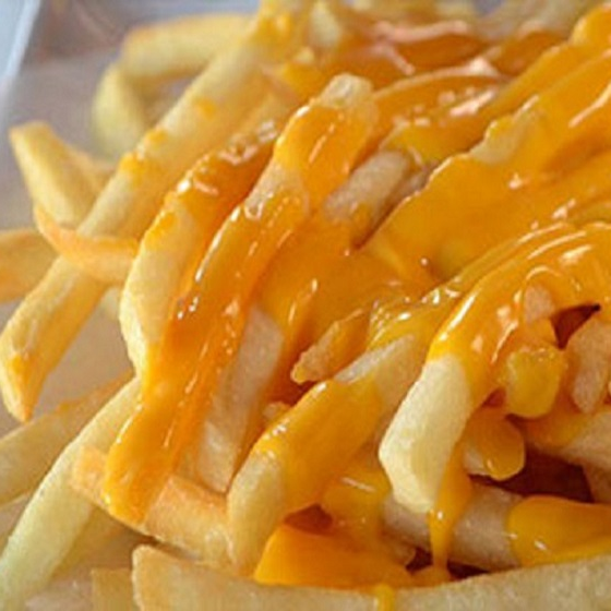 Papas a la Francesa Queso Amarillo