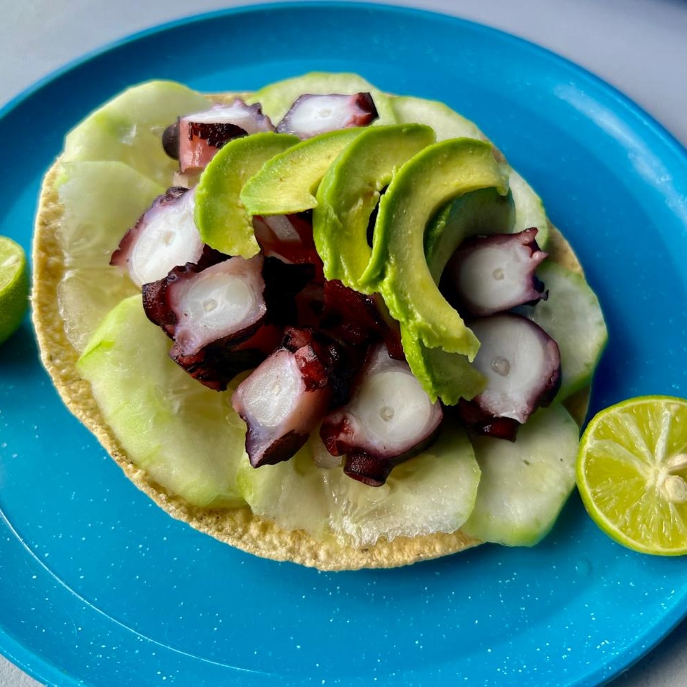 TOSTADA DE PULPO!