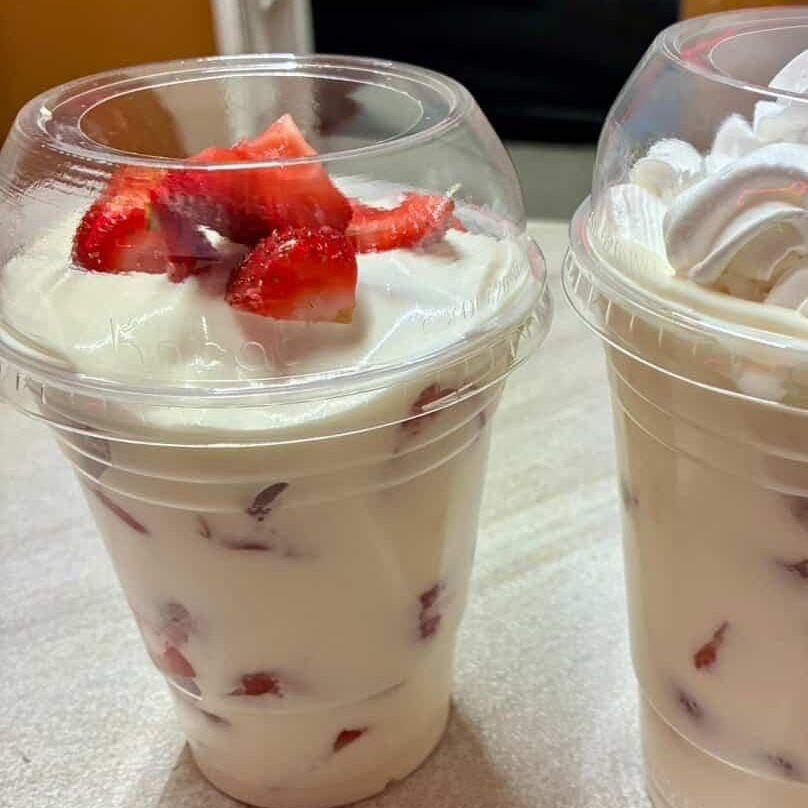 Fresas con Crema Mediana