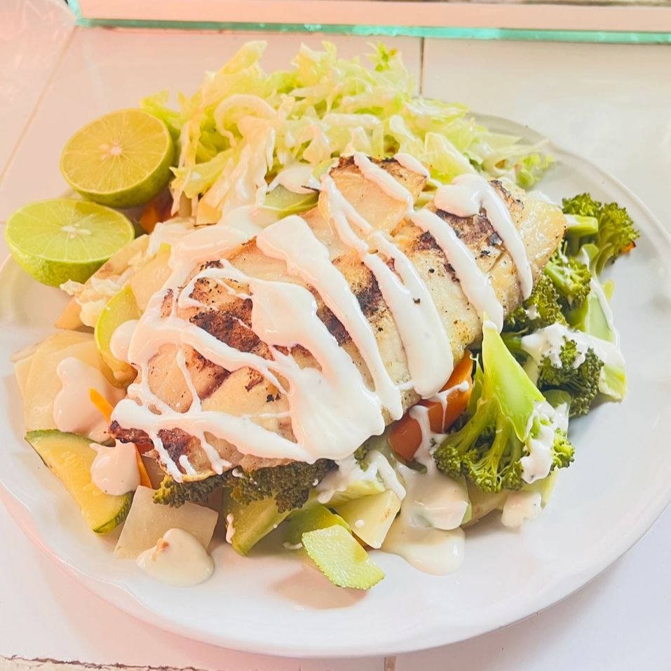 Ensalada de Verdura con Filete