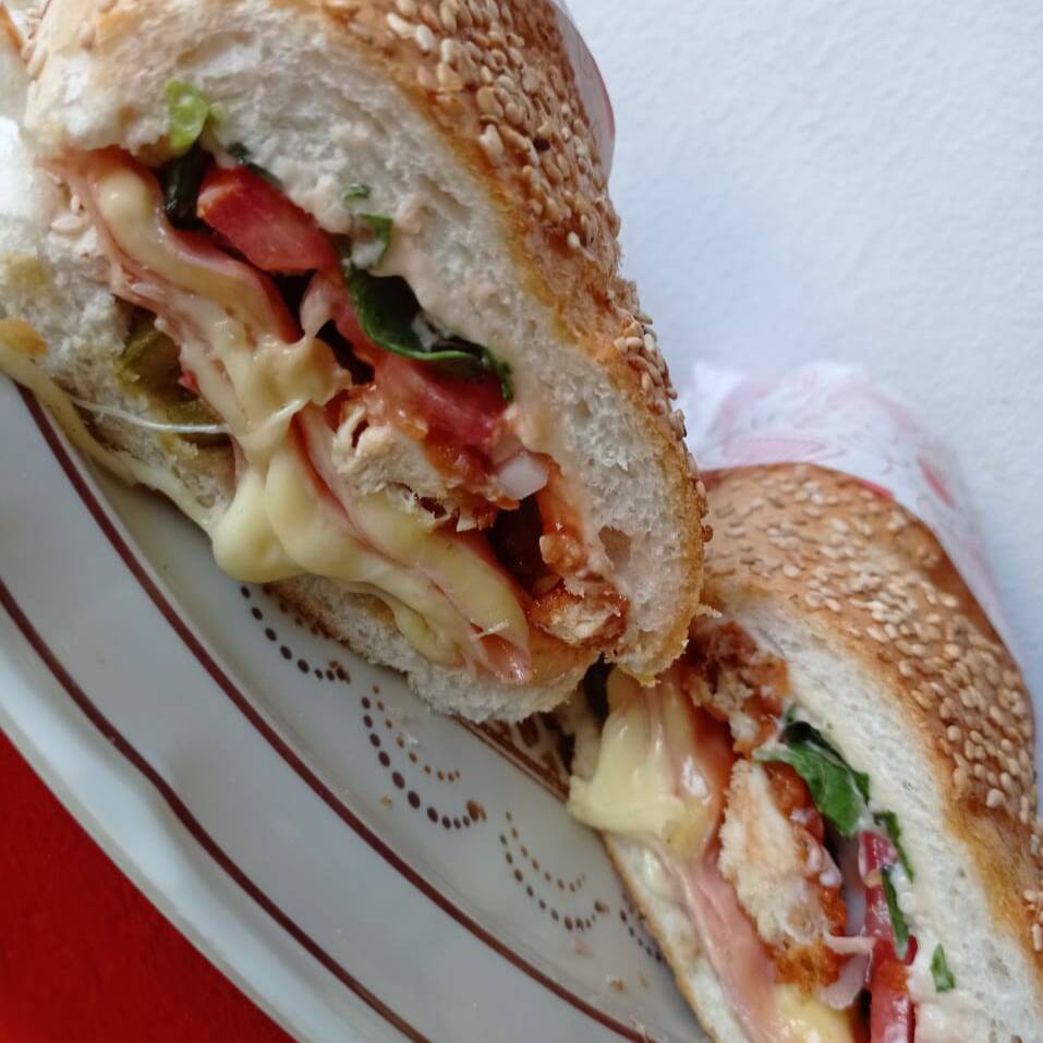 Manclovio vegetariano con piña