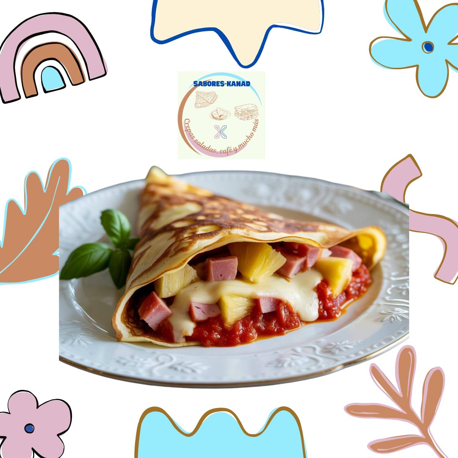 Kanad Crepizza Hawaiana