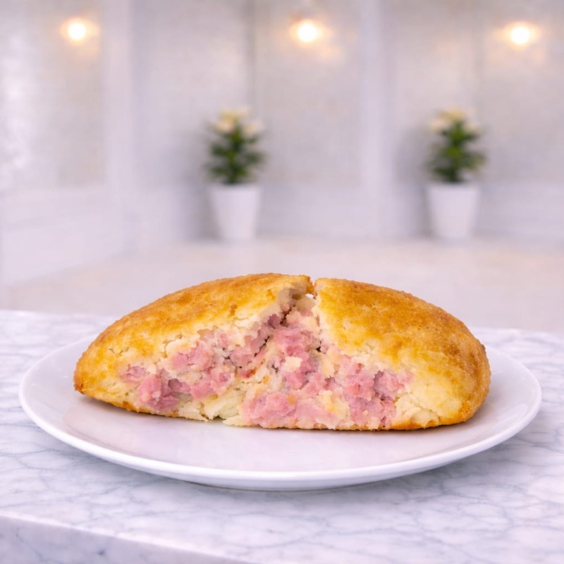 Delicioso e super recheado! Nosso risoles de queijo com presunto feito com uma massa leve e macia. Com 195g, é a escolha ideal para um lanche prático, saboroso e que agrada a todos os paladares.