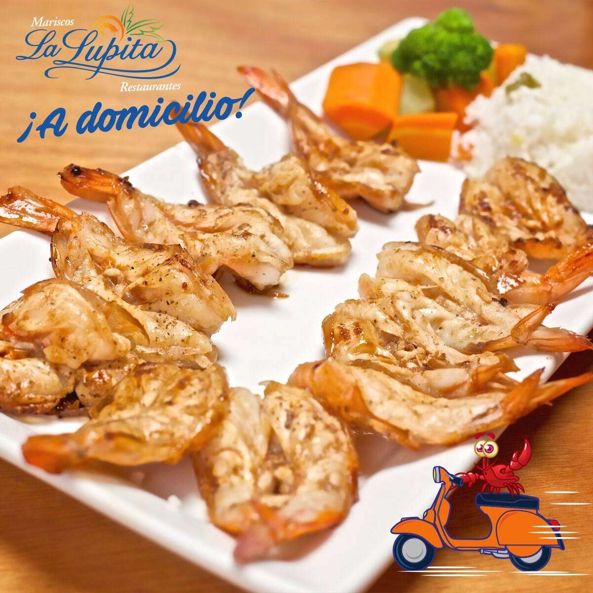 Camarones ala plancha