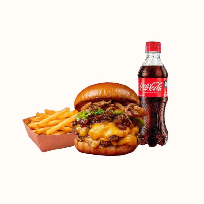 Combo Mr. Crunch + Papas + Bebida