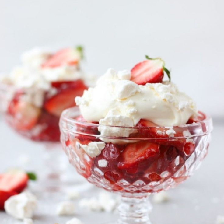 Fresas con Chantilly
