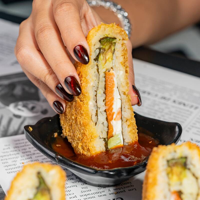 Crunchy Salmón Sandwich