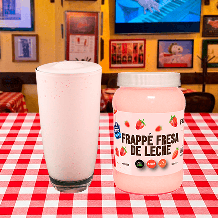 Frappe Fresa de Leche