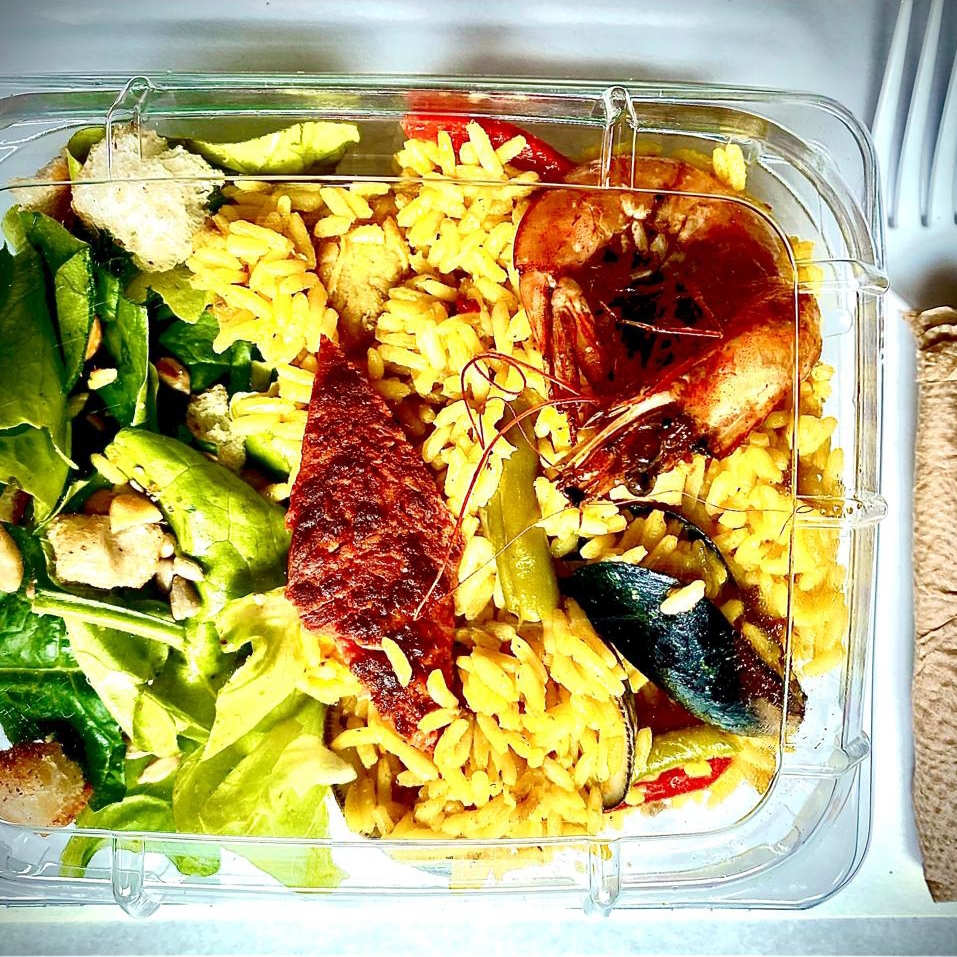 PAELLA+ENSALADA