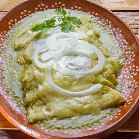 Enchiladas verdes (4)