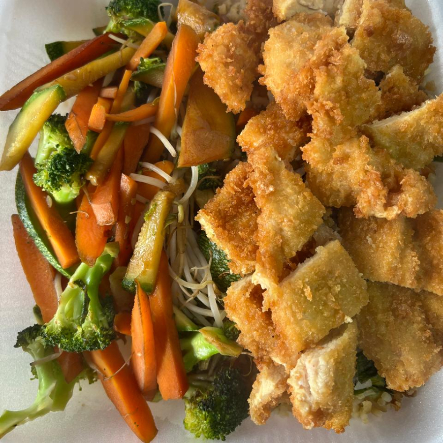 TEPPANYAKI DE POLLO EMPANIZADO