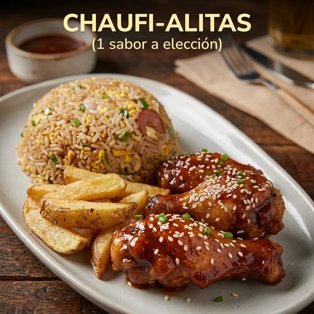 Chaufi-Alitas X6 (1 Sabor a elección)