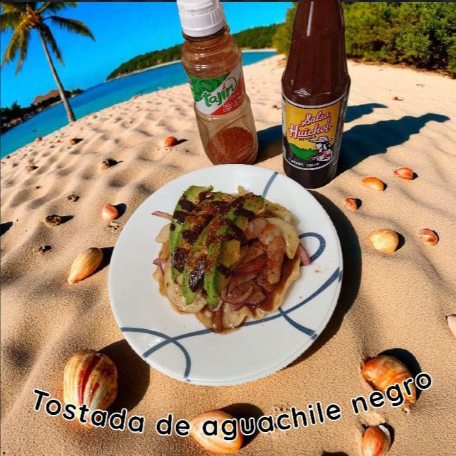 TOSTADA DE AGUCHILE NEGRO
