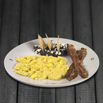 Huevos Revueltos con Tocino