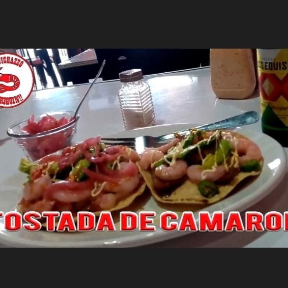Tostada de camaron