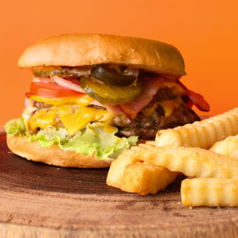 Combo Fat Burger + Papás + Refresco