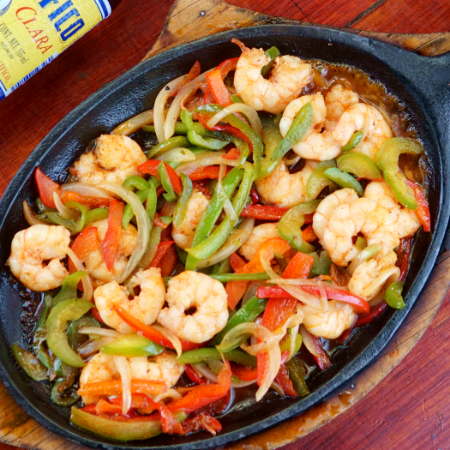 Fajitas de Camarón