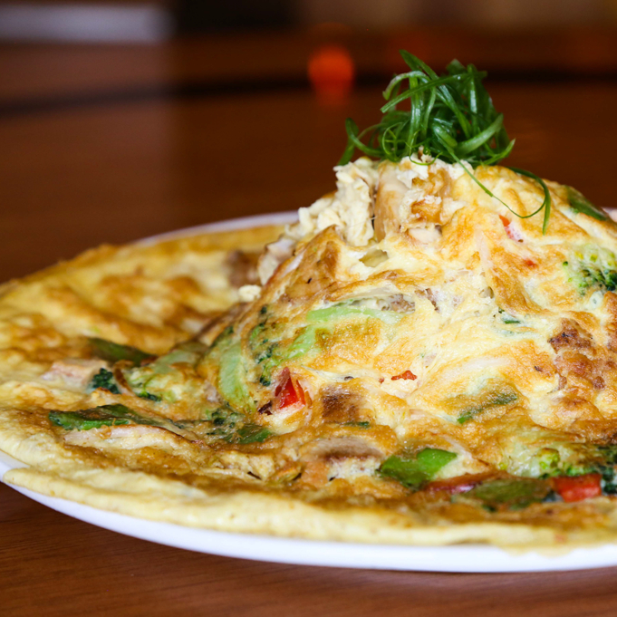 Tortilla con verduras