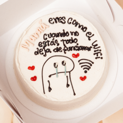 Mini pastel-Mamá eres como el Wifi