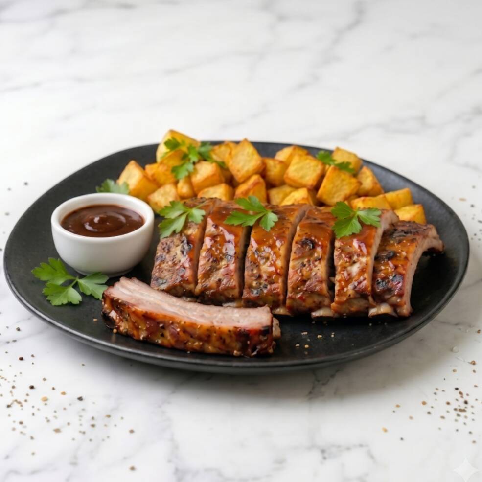 Costillas de Cerdo en Salsa BBQ