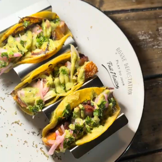 Tacos de chorizo