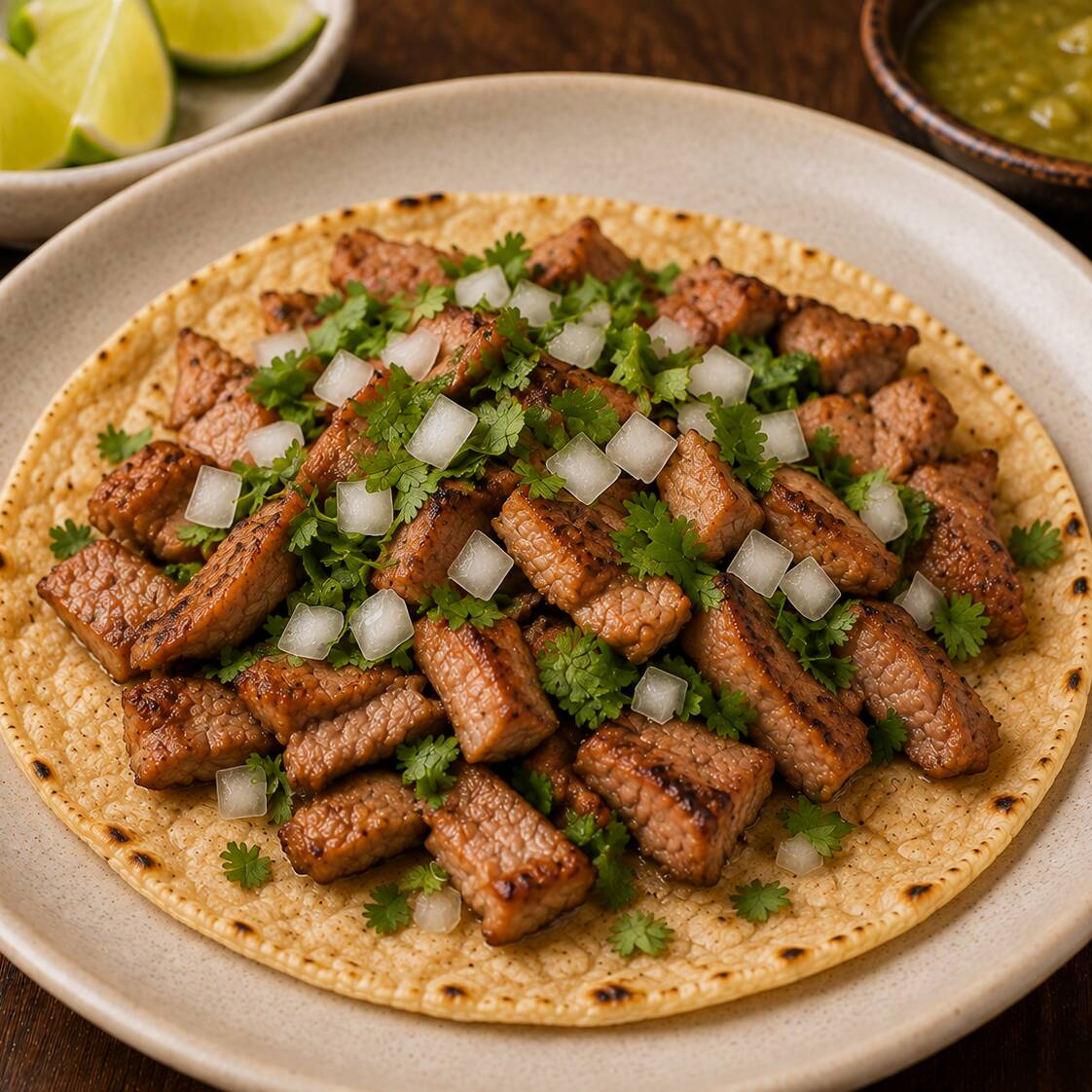 Taco Bistec de Cerdo