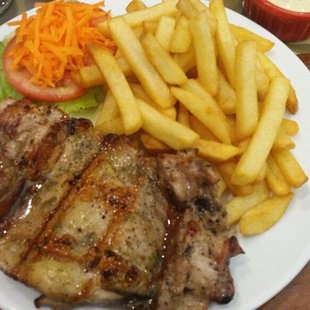 chuleta a la parrilla