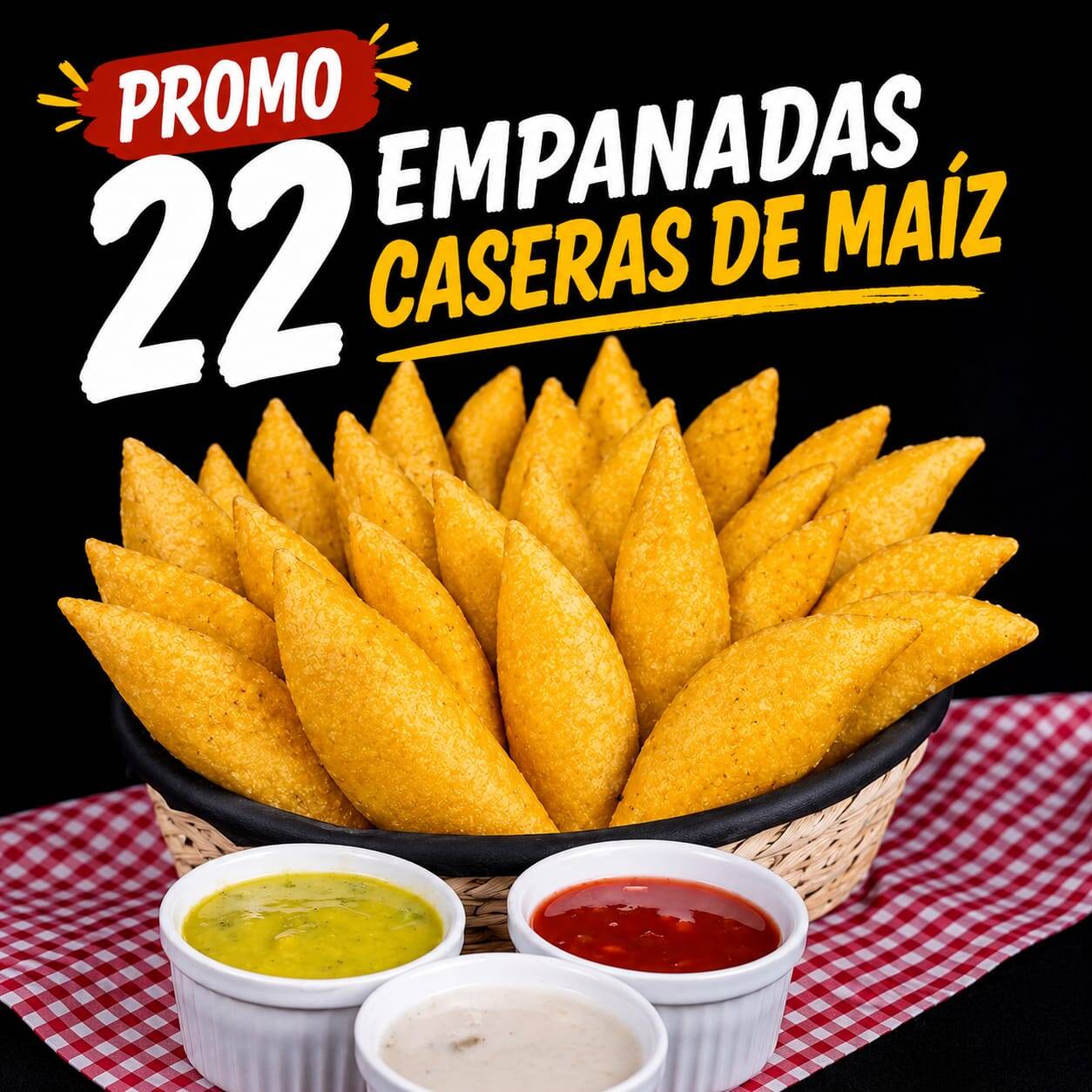 Pague 20 Lleve 22 Empanadas Fritas