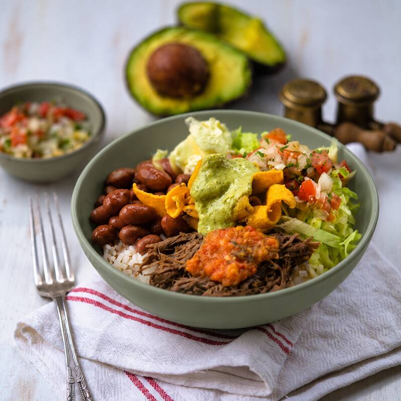 Combo Bowl Mexicano para 2 + 2 Coca Cola